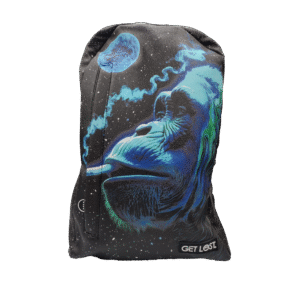 BP-SL-008 Premium Saffiano Smell Proof Backpack (Smoking Monkey)