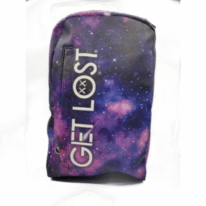 BP-SL-013 Premium Saffiano Smell Proof Backpack (Purple Galaxy)