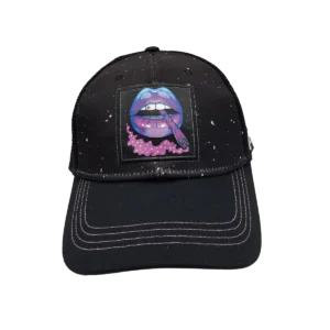 CSPP-003 Get Lost Secret Zipper Pocket Cap – Smell-Proof Stash Hat (Big Lips)