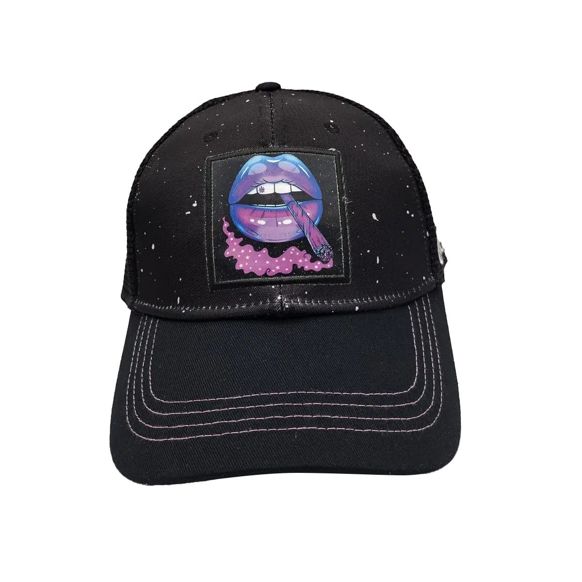 CSPP-003 Get Lost Secret Zipper Pocket Cap – Smell-Proof Stash Hat (Big Lips)