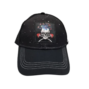 CSPP-008 Get Lost Secret Zipper Pocket Cap – Smell-Proof Stash Hat (Galactic Skull)