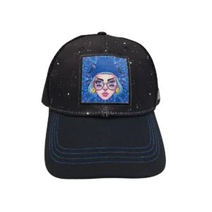 CSPP-010 Get Lost Secret Zipper Pocket Cap – Smell-Proof Stash Hat (4 Eyes Girl)