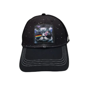 CSPP-014 Get Lost Secret Zipper Pocket Cap – Smell-Proof Stash Hat (Get Lost Cat)