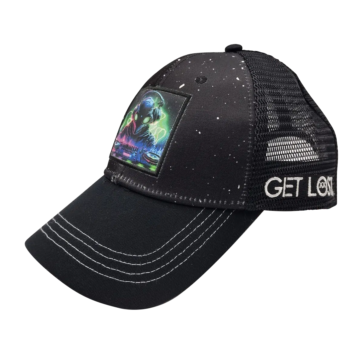 CSPP-018 Get Lost Secret Zipper Pocket Cap – Smell-Proof Stash Hat (Alien Dj) - Image 3