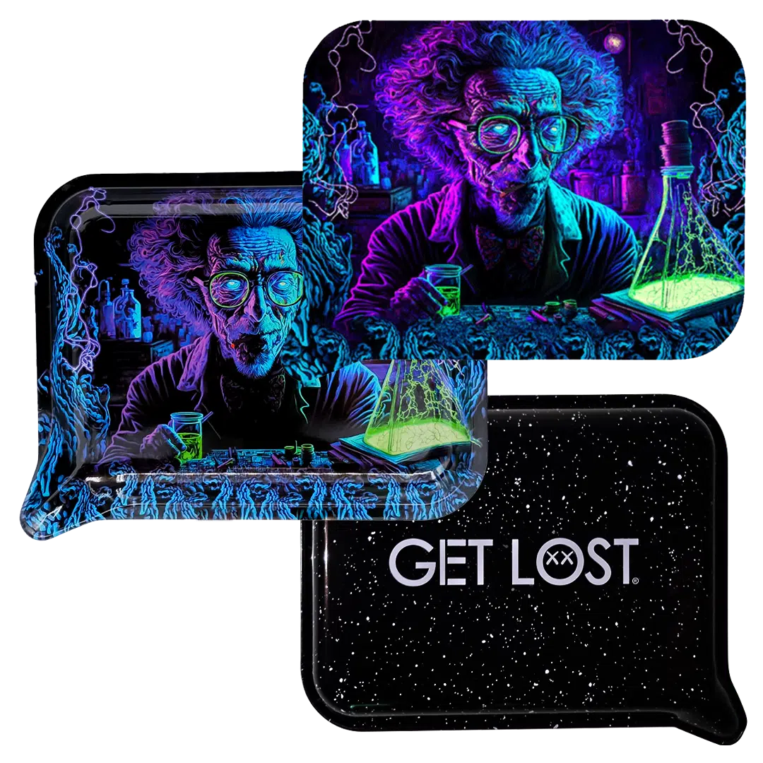 FRT3D-SM-007 Get Lost Small 3D Rolling Tray With Magnetic Lid Cover (Maniac Doctor) - Image 3