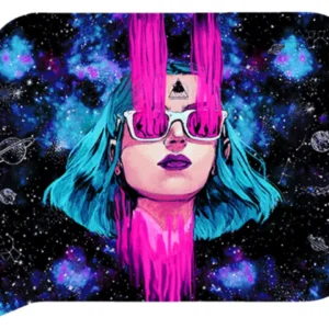 FRT3D-SM-050 Get Lost Small 3D Rolling Tray With Magnetic Lid Cover (Teleporting Girl)