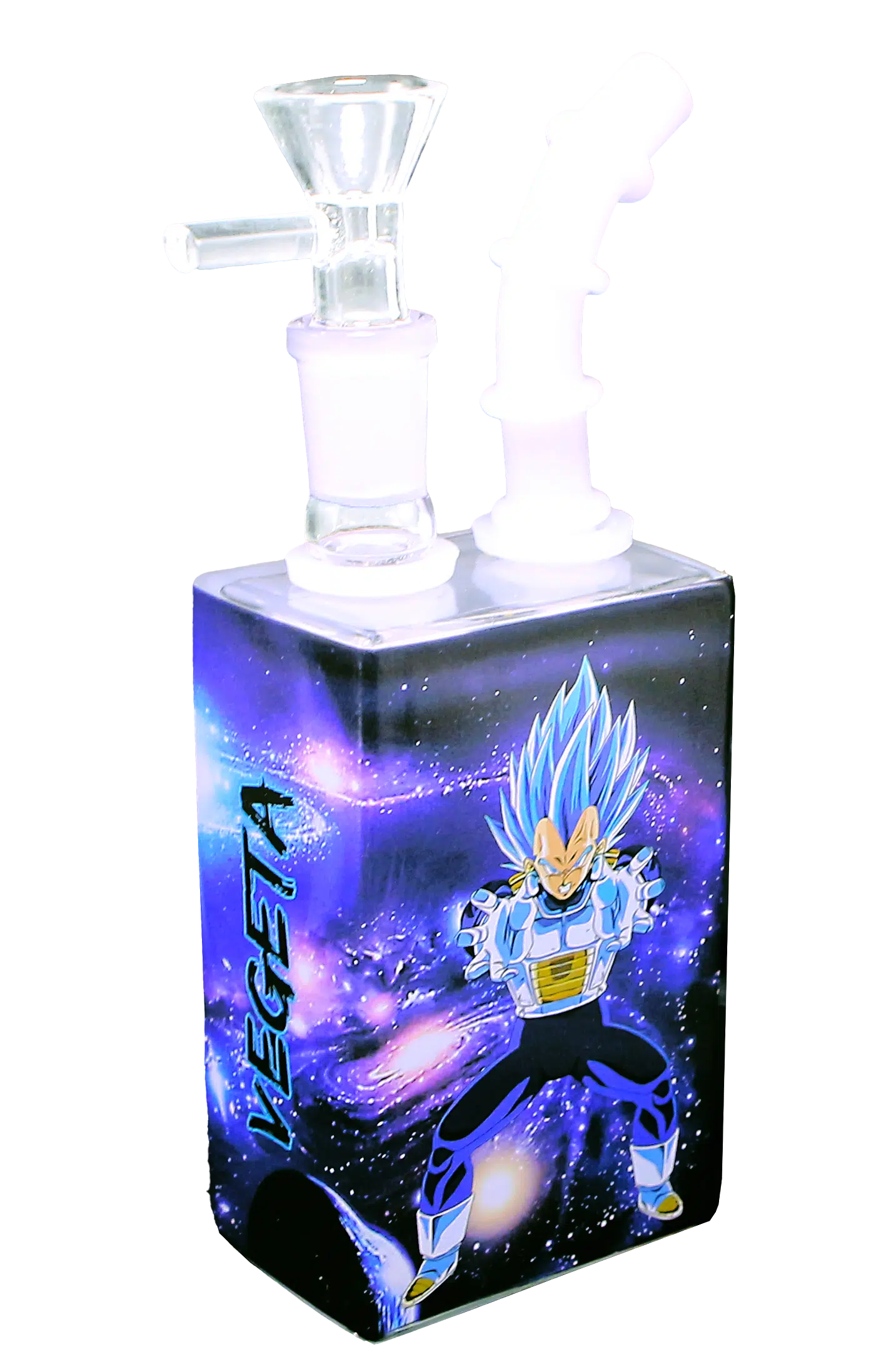 JB-010 Glass Juice Box Pipe (Dream Ball Z Blue Goku) - Image 2