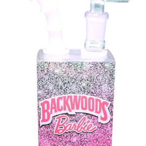 JB-012 Glass Juice Box Pipe (Backwoods Barbie)