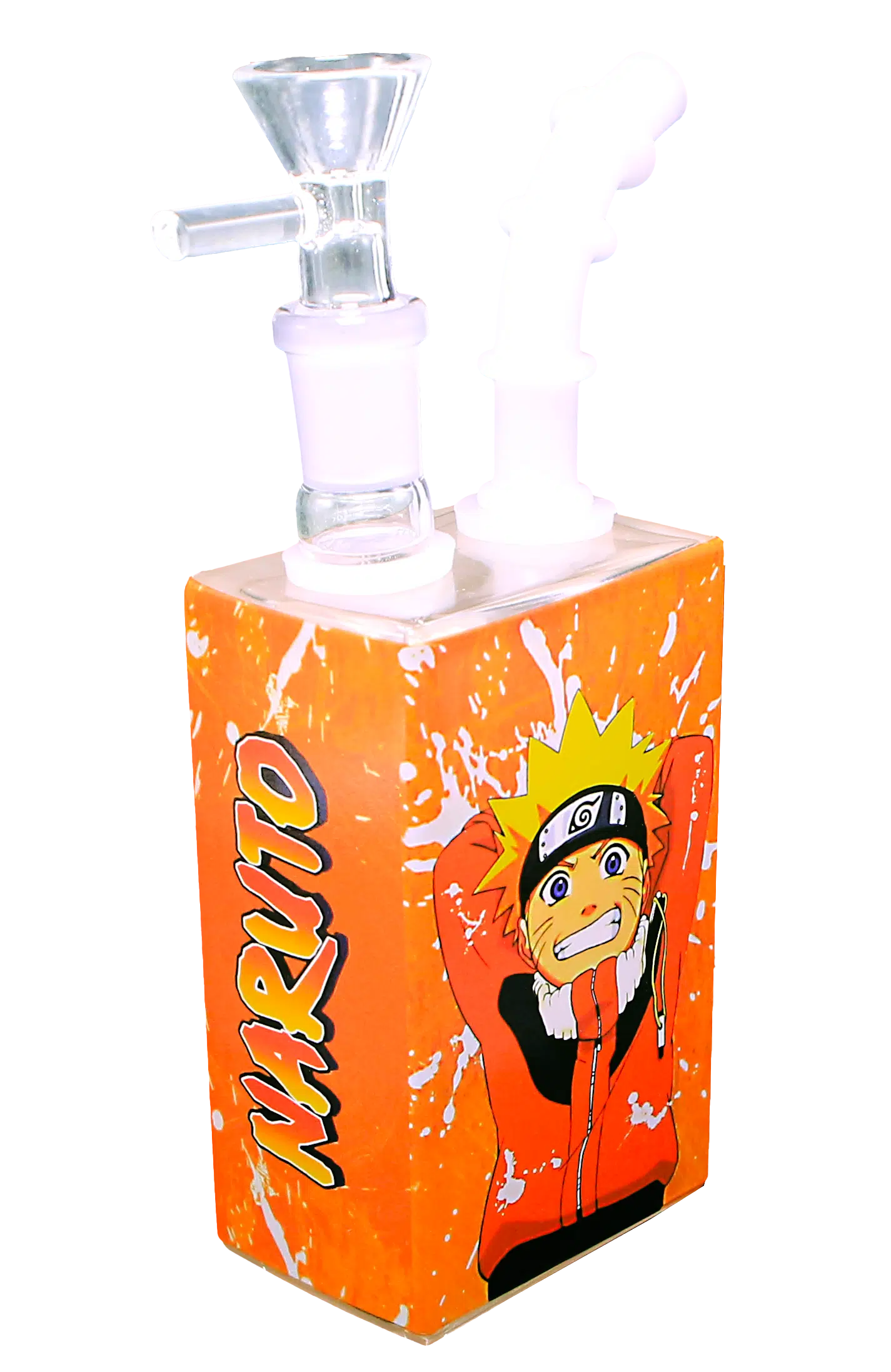 JB-014 Glass Juice Box Pipe (Anime Naruto) - Image 2