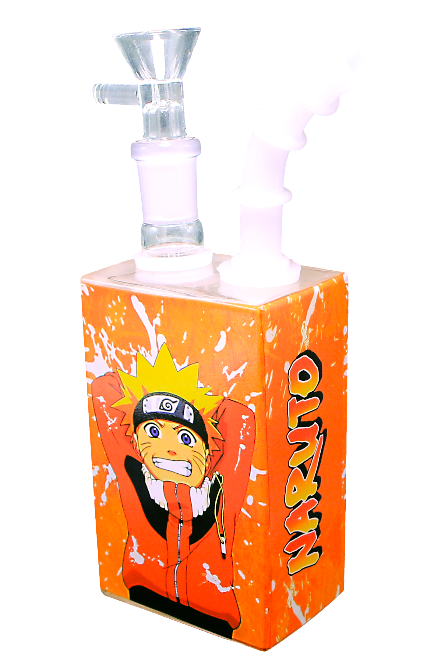 JB-014 Glass Juice Box Pipe (Anime Naruto) - Image 4