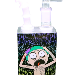 JB-015 Glass Juice Box Pipe (Morty Going Crazy)