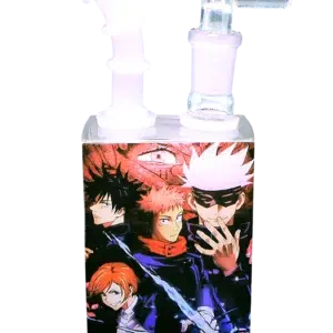 JB-018 Glass Juice Box Pipe (Anime Jujutsu Kaisen)