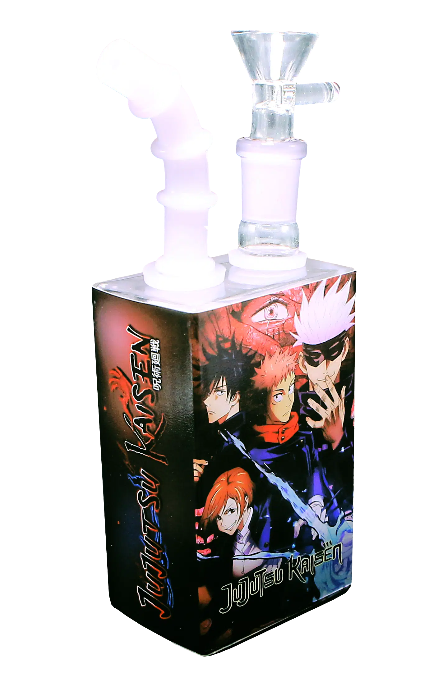 JB-018 Glass Juice Box Pipe (Anime Jujutsu Kaisen) - Image 2