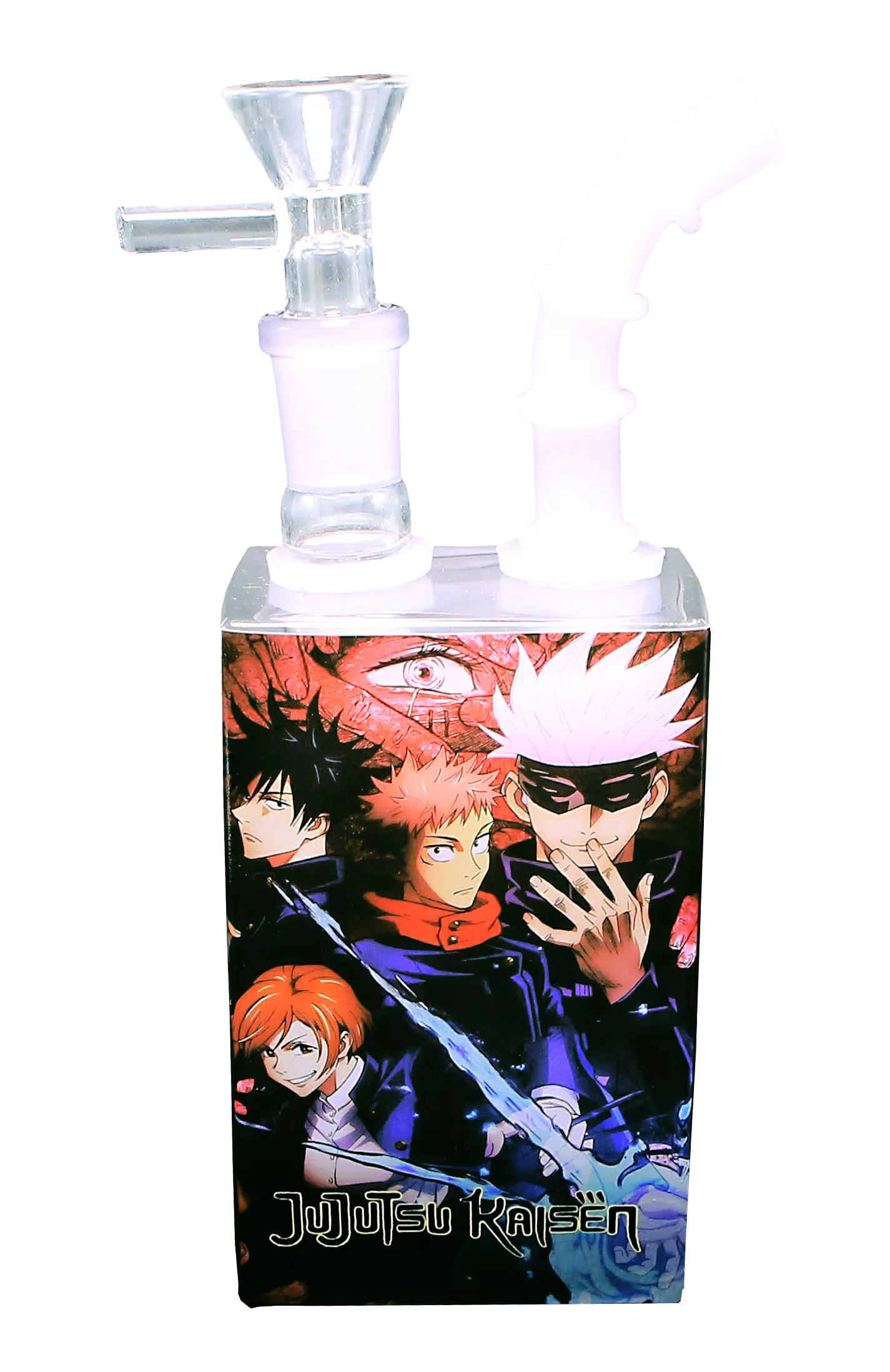 JB-018 Glass Juice Box Pipe (Anime Jujutsu Kaisen) - Image 3