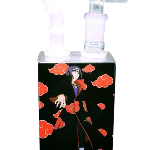 JB-018 Glass Juice Box Pipe (Anime Itachi Uchiha)