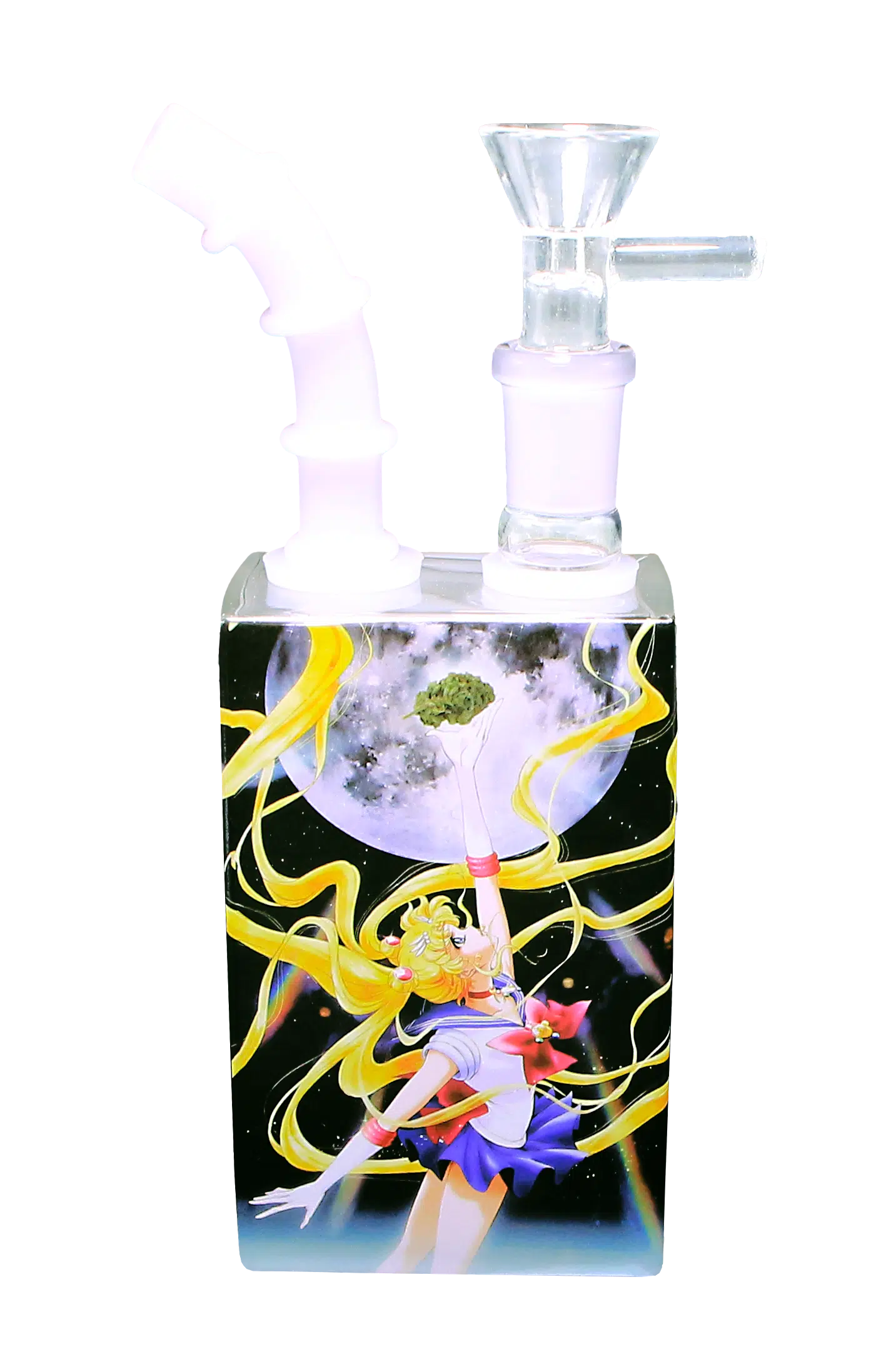 JB-020 Glass Juice Box Pipe (Anime Sailor Moon)