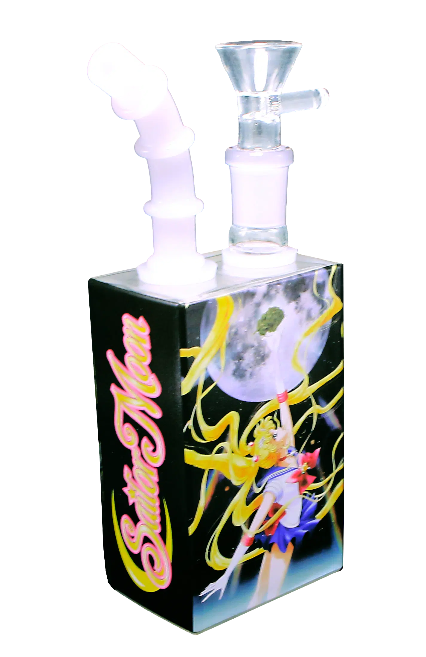 JB-020 Glass Juice Box Pipe (Anime Sailor Moon) - Image 2