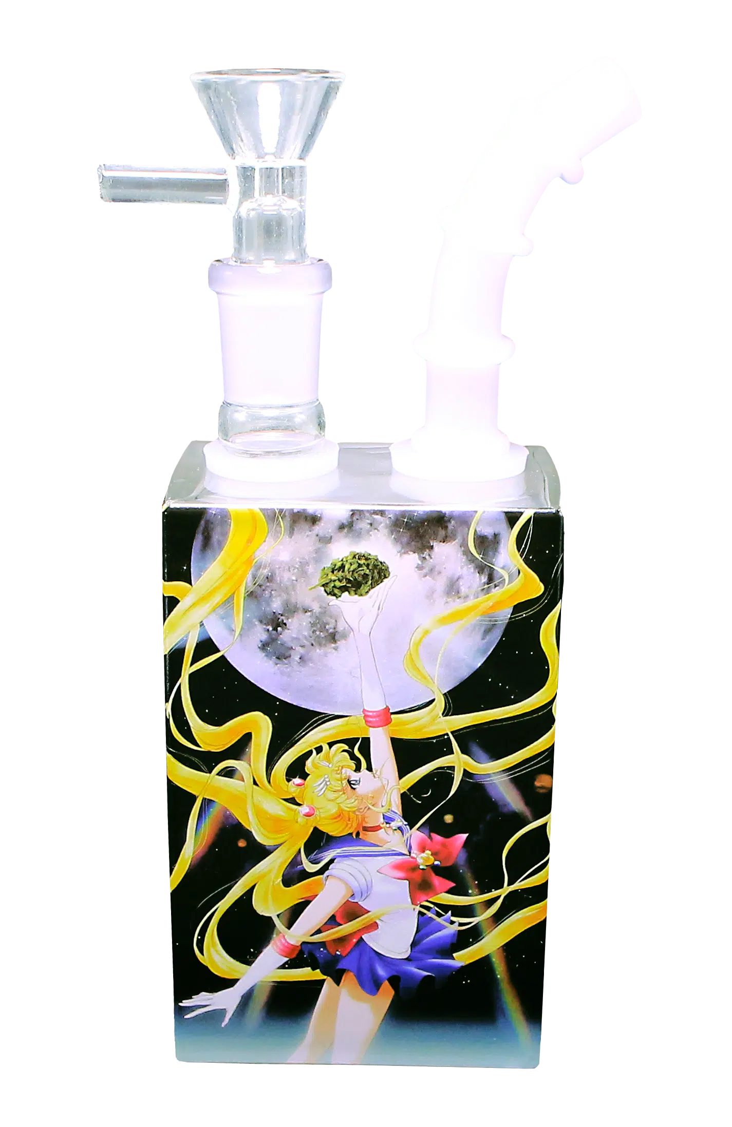 JB-020 Glass Juice Box Pipe (Anime Sailor Moon) - Image 4