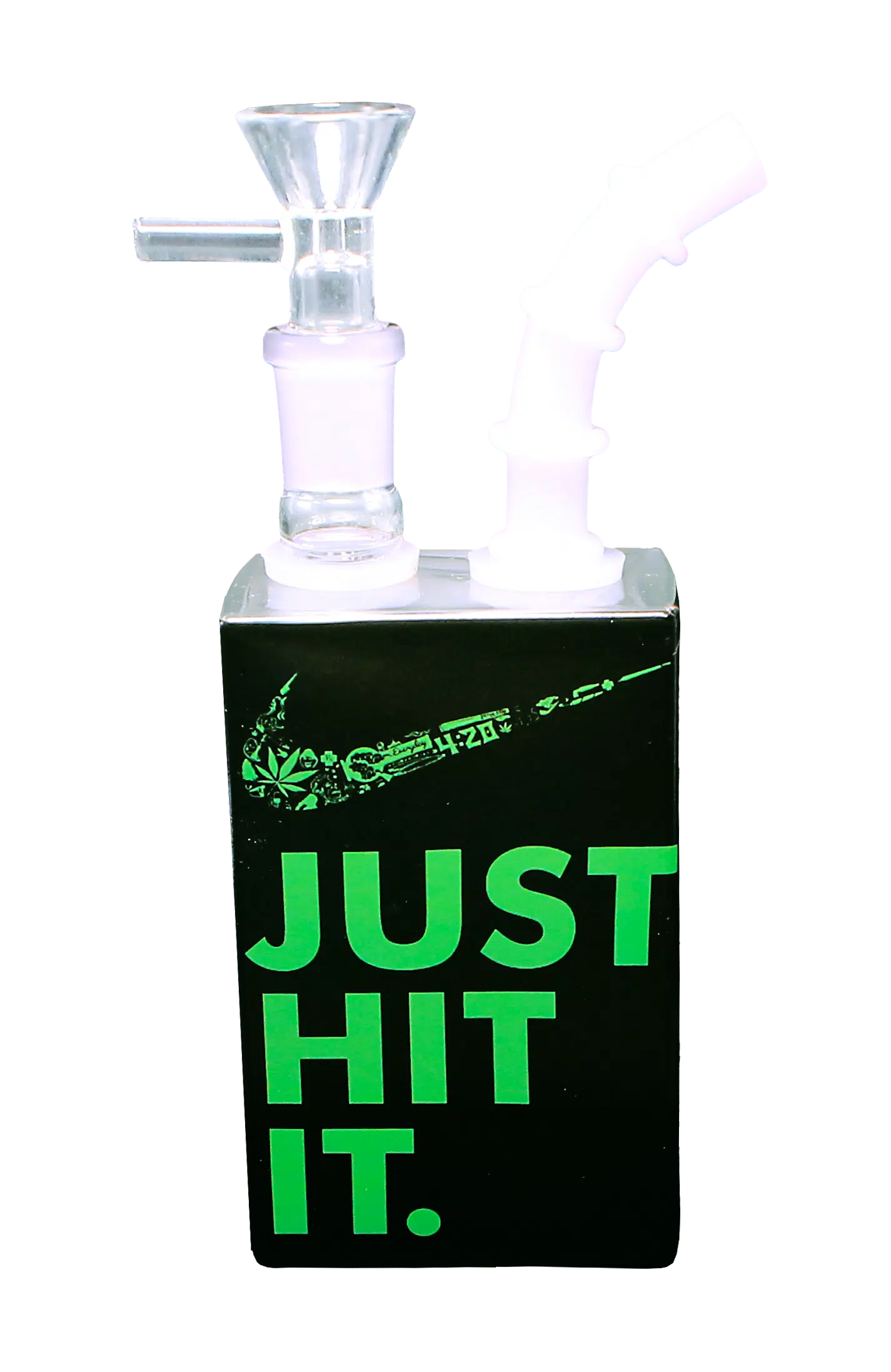 JB-021 Glass Juice Box Pipe (Just Hit It)