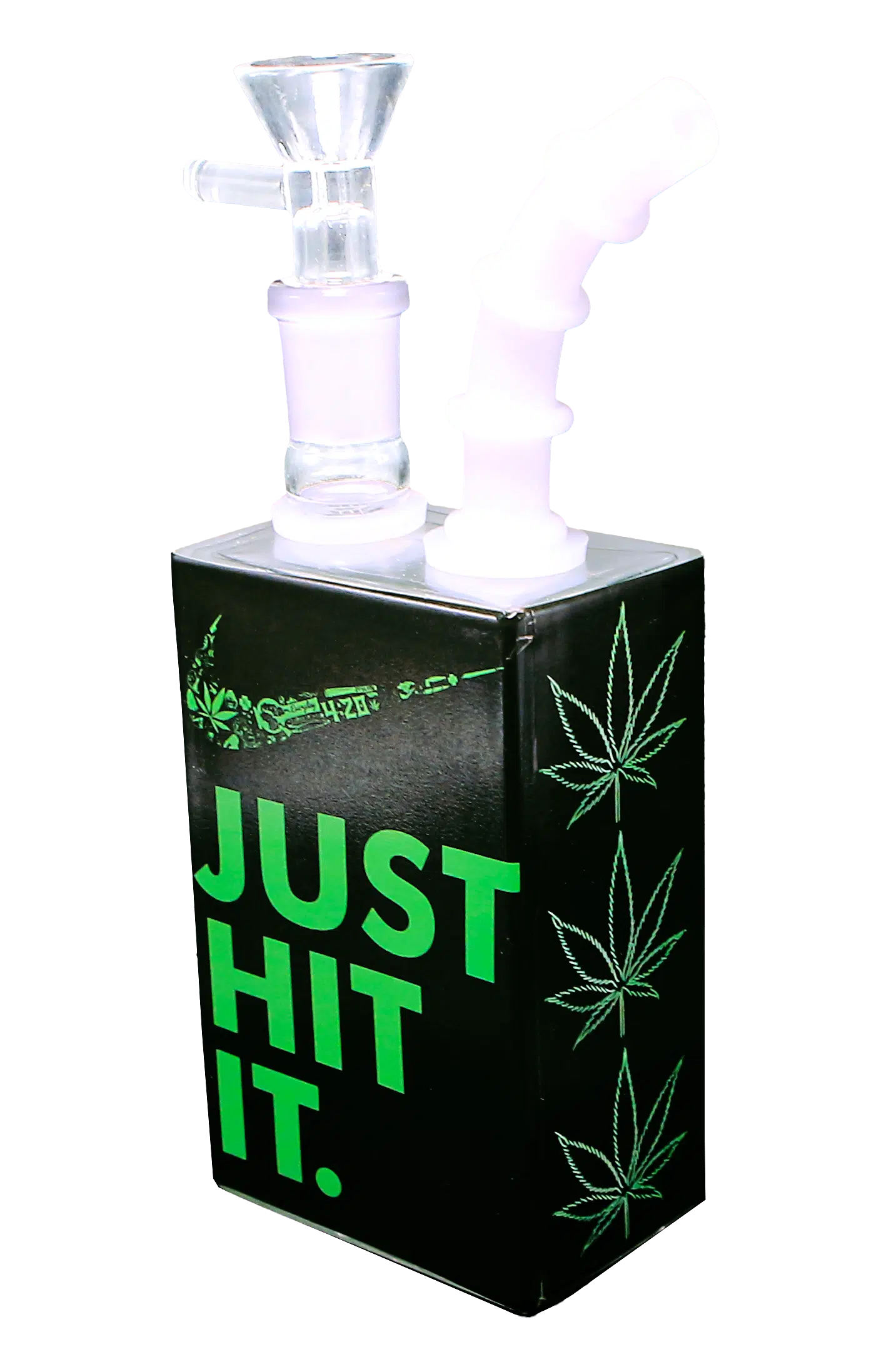 JB-021 Glass Juice Box Pipe (Just Hit It) - Image 2
