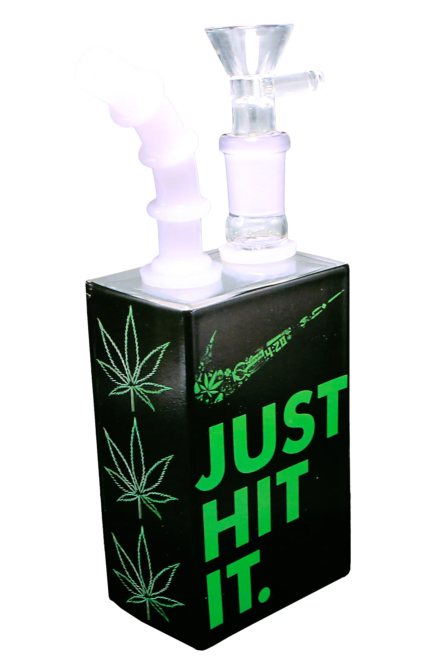 JB-021 Glass Juice Box Pipe (Just Hit It) - Image 4