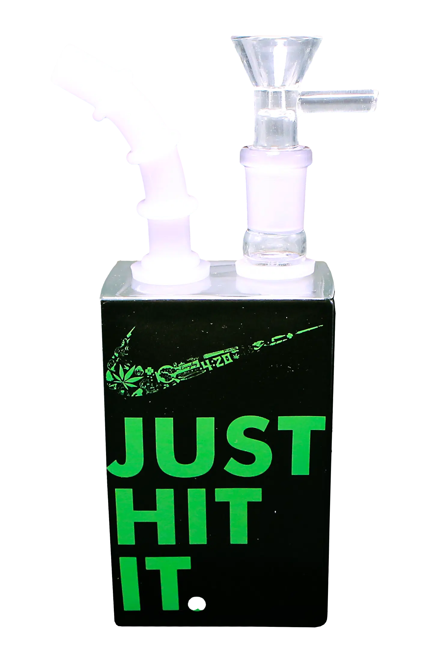 JB-021 Glass Juice Box Pipe (Just Hit It) - Image 3