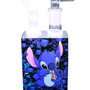 JB-022 Glass Juice Box Pipe (Stitch)