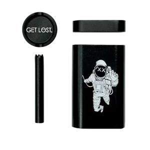 MDG-BLK-002 - Get Lost Aluminum Dugout Grinder (Black)
