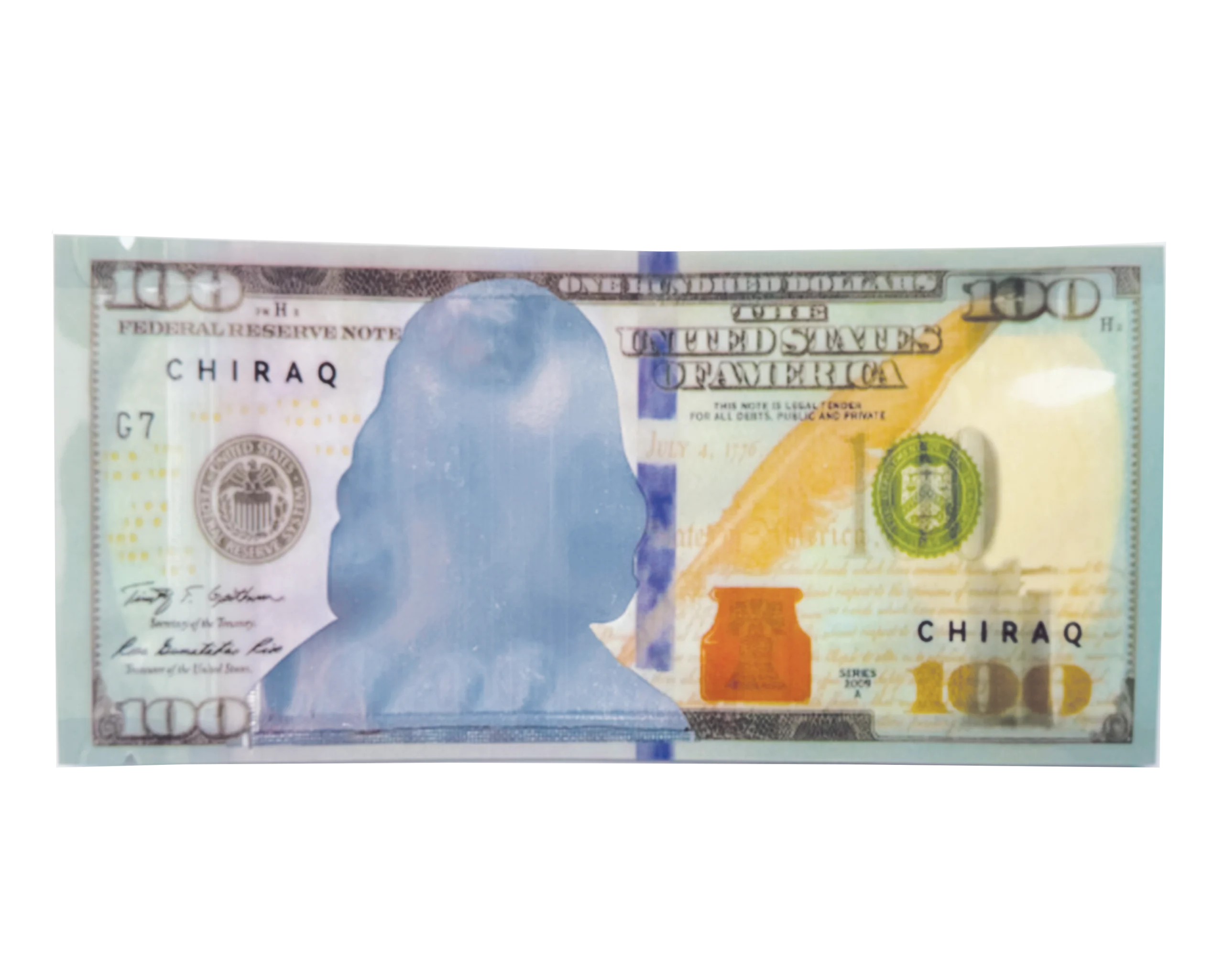 3.5 Gram Money Mylar Bag – Premium Smell-Proof Packaging – Hundred Dollar Bill Who (50 Count) MMB-35G-010