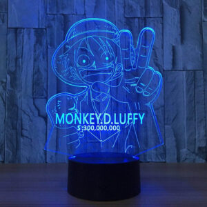 NSL-017 - LED Standing Light - Anime Monkey D. Luffy