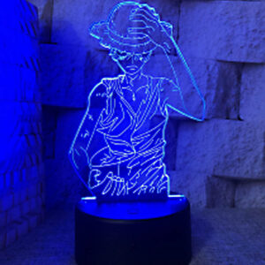 NSL-018 - LED Standing Light - Anime One Piece Monkey D Luffy