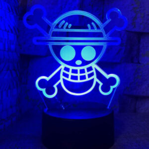 NSL-020 - LED Standing Light - Anime One Piece Skull
