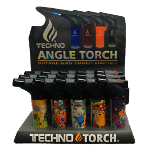 00139-AV Angle Regular Torch Lighters - (15 Count) Aventure Time - Jake The Dogs