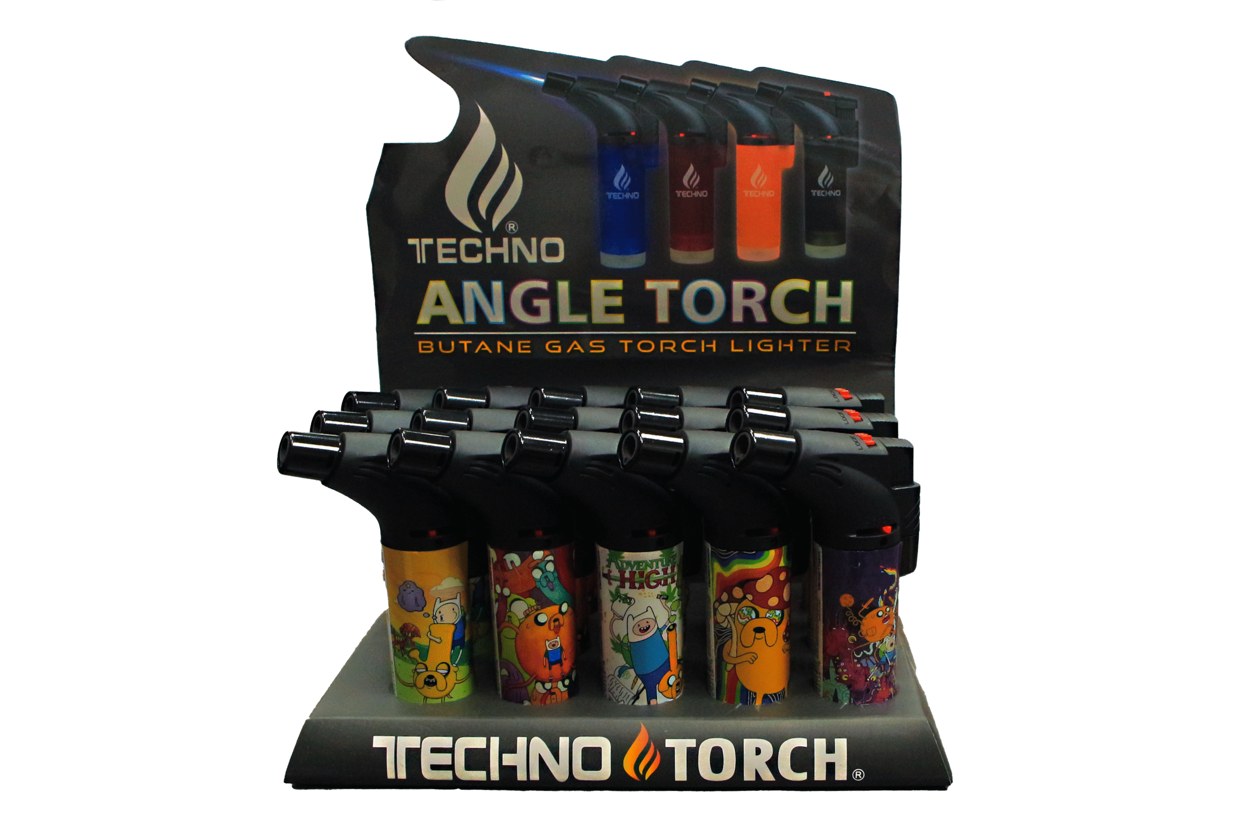 00139-AV Angle Regular Torch Lighters – (15 Count) Aventure Time – Jake The Dogs