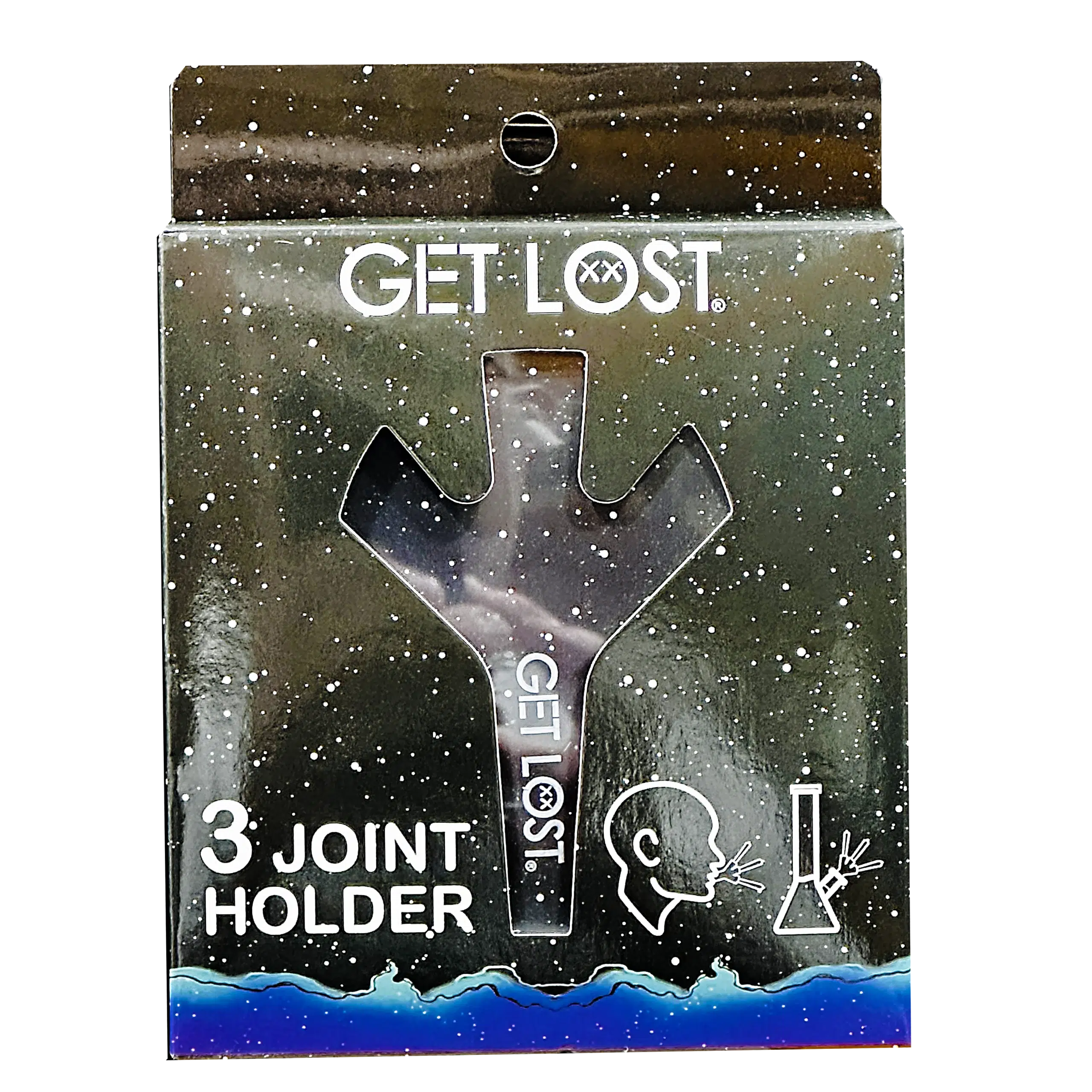 3JH-BLK-001 - Get Lost Silicone Joint Holder – Dual-Use 3-Joint Adapter (Black) - Image 2