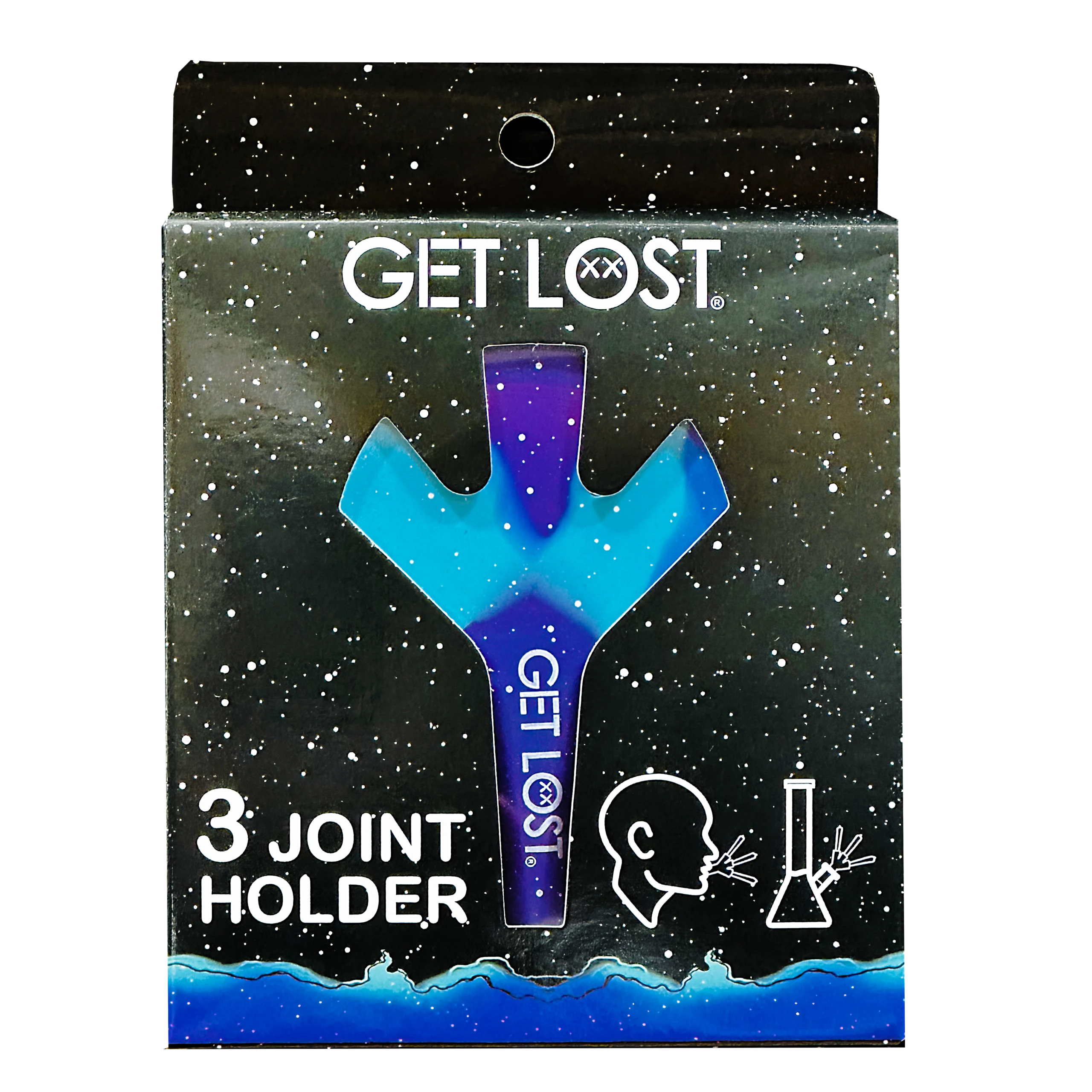 3JH-CLR-002 - Get Lost Silicone Joint Holder – Dual-Use 3-Joint Adapter (Colorful) - Image 2