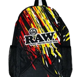 APB-042 - DBD Backpack - Raw - Black Yellow and Red Stripes