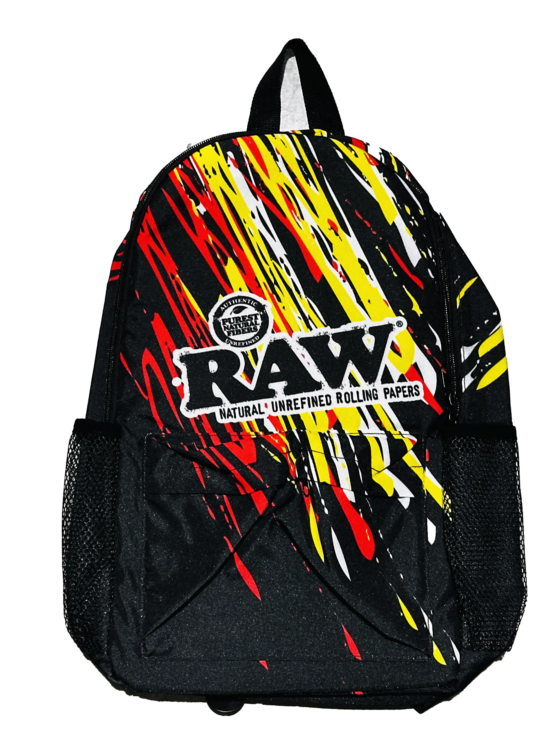 APB-042 – DBD Backpack – Raw – Black Yellow and Red Stripes