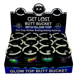 BB-12PK-001 - Get Lost Glow Top Butt Bucket (12 Count) Set 01