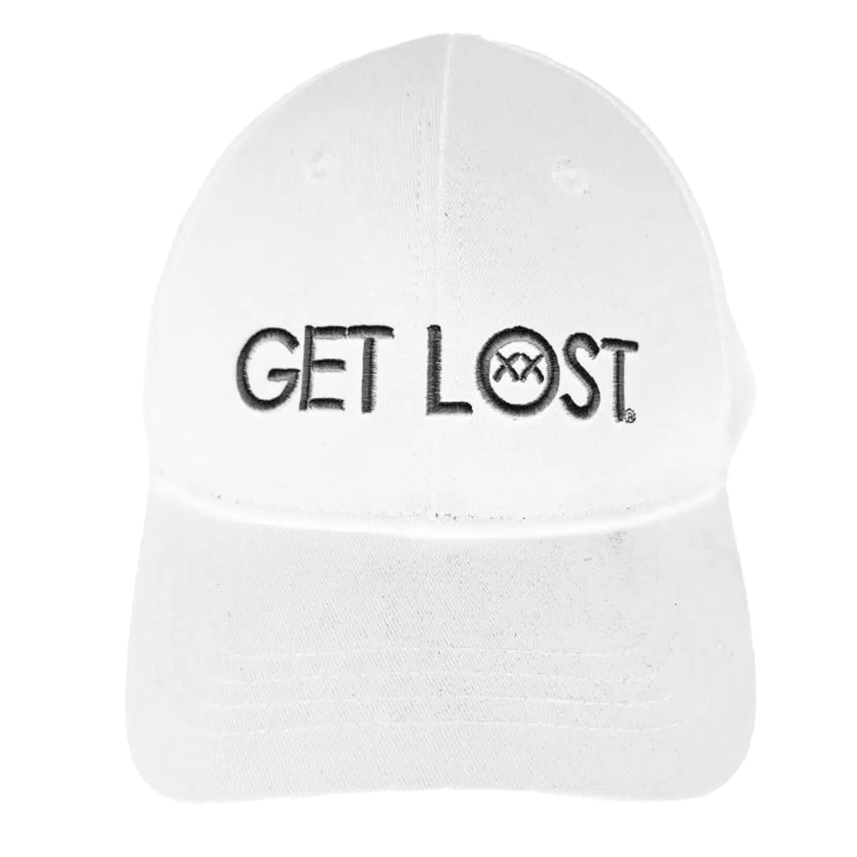 CWSPP-001 New! Get Lost Secret Zipper Pocket Cap – Smell-Proof Stash Hat (White)