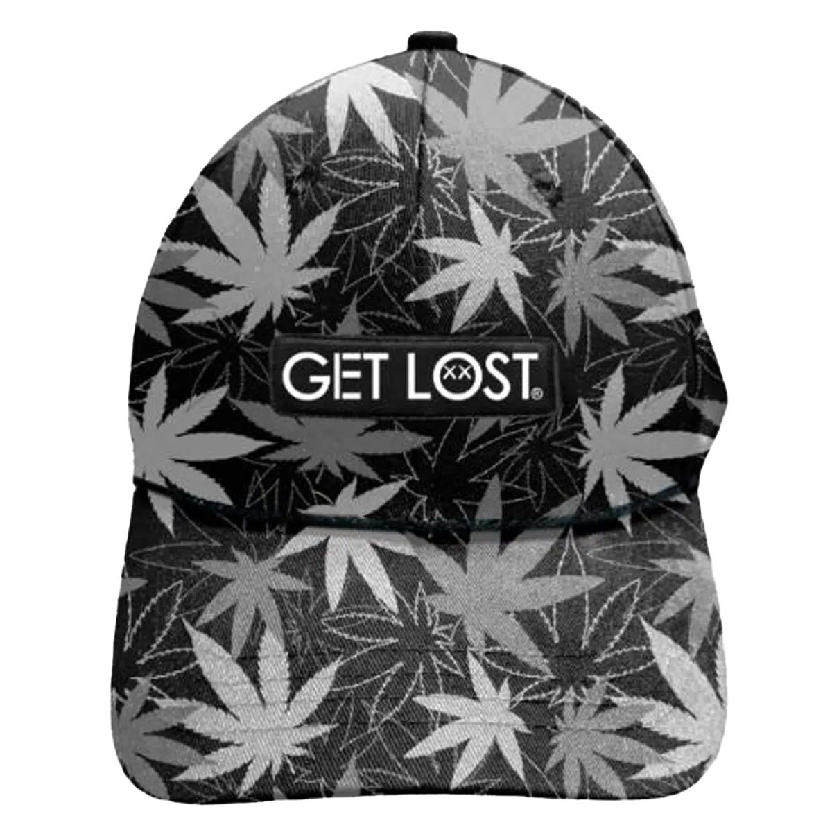 CWSPP-018 New! Get Lost Secret Zipper Pocket Cap – Smell-Proof Stash Hat (Grey Weed)
