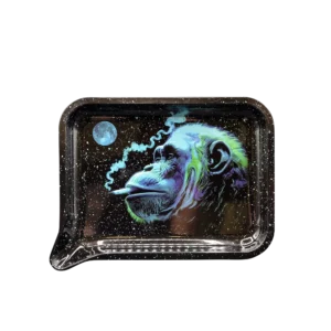 FRT-022 Get Lost Medium Funnel Rolling Tray – No Lid (Smoking Gorilla)