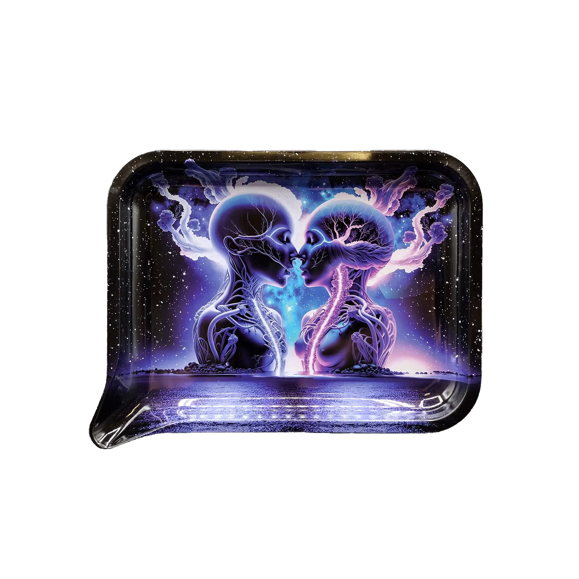 FRT-SM-008 Get Lost Small 3D Rolling Tray (No Lid) (Get Lost Two Souls Kissing)