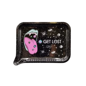 FRT-SM-024 Get Lost Small 3D Rolling Tray (No Lid) (Vampire Galaxy Lips)