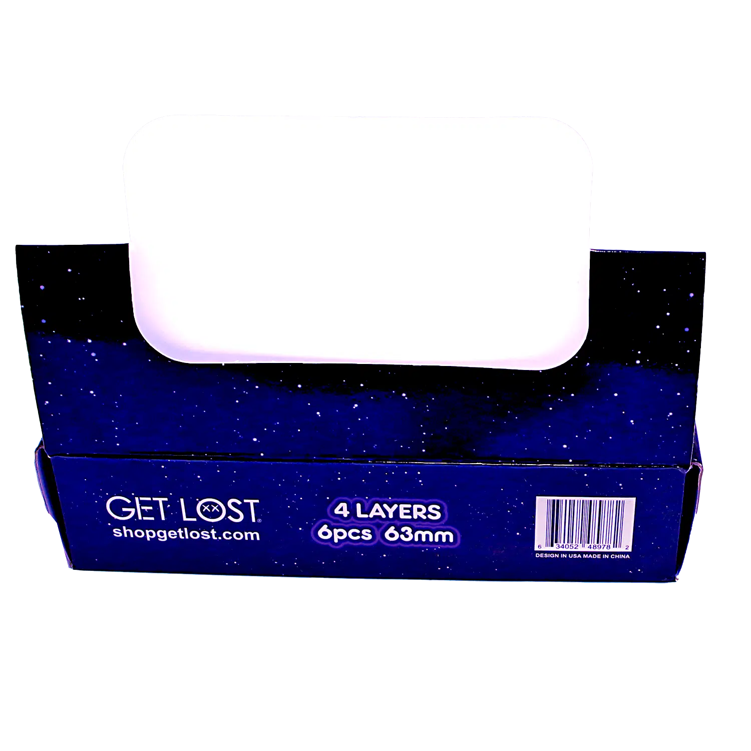 G3DG-6PK-003 - Get Lost Galaxy 3D Herb Grinders – 63mm (6 Count) Set 03 - Image 4