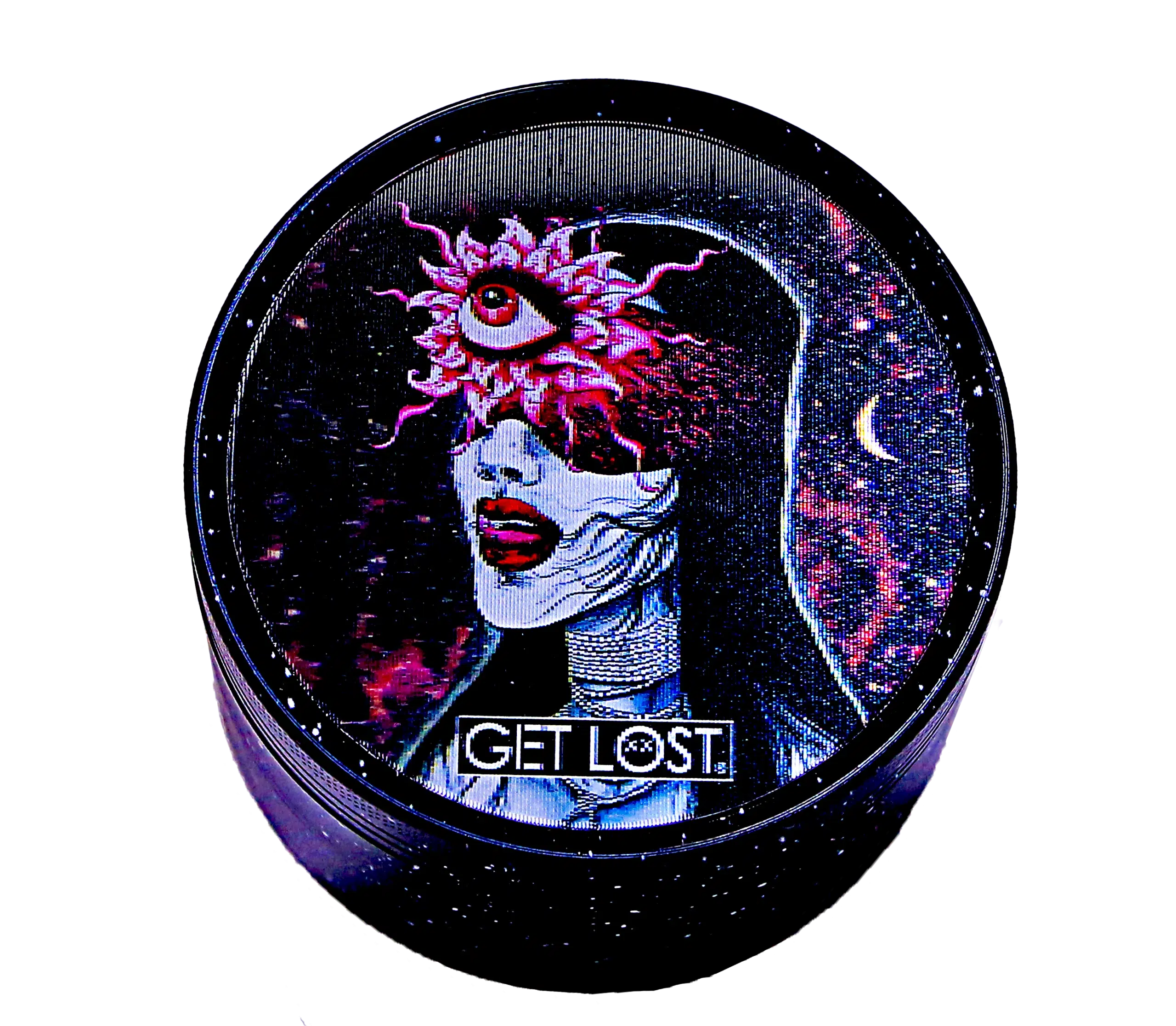 G3DG-6PK-003 - Get Lost Galaxy 3D Herb Grinders – 63mm (6 Count) Set 03 - Image 10