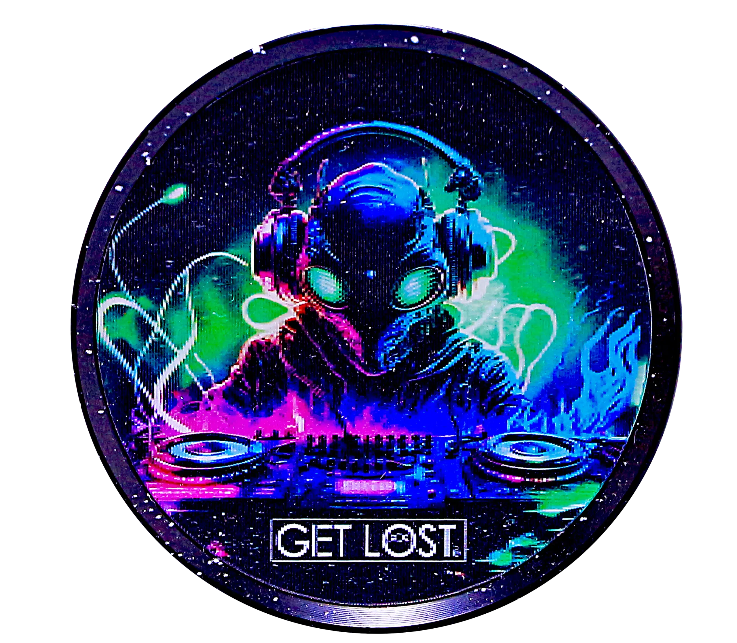 G3DG-6PK-004 - Get Lost Galaxy 3D Herb Grinders – 63mm (6 Count) Set 04 - Image 10