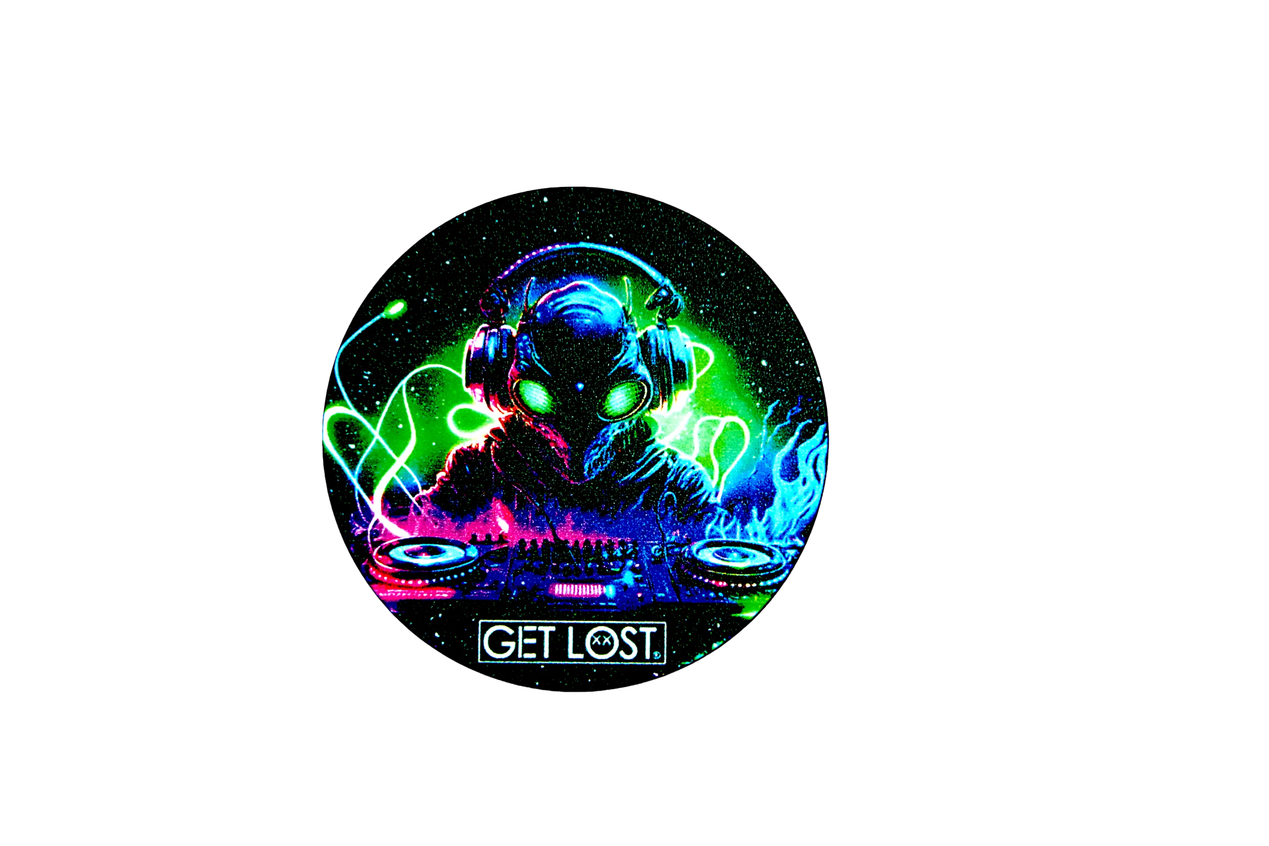 GG-63-004 - Get Lost Galaxy Grinders 4 Layers Full Print Herb Grinders – 63mm (6 Count) Set 04 - Image 15