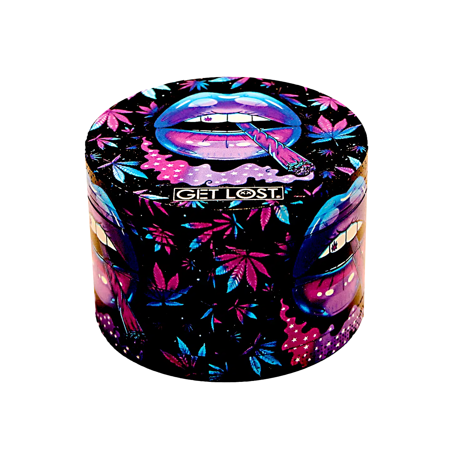 GG-63-006 - Get Lost Galaxy Grinders 4 Layers Full Print Herb Grinders – 63mm (6 Count) Set 06 - Image 14