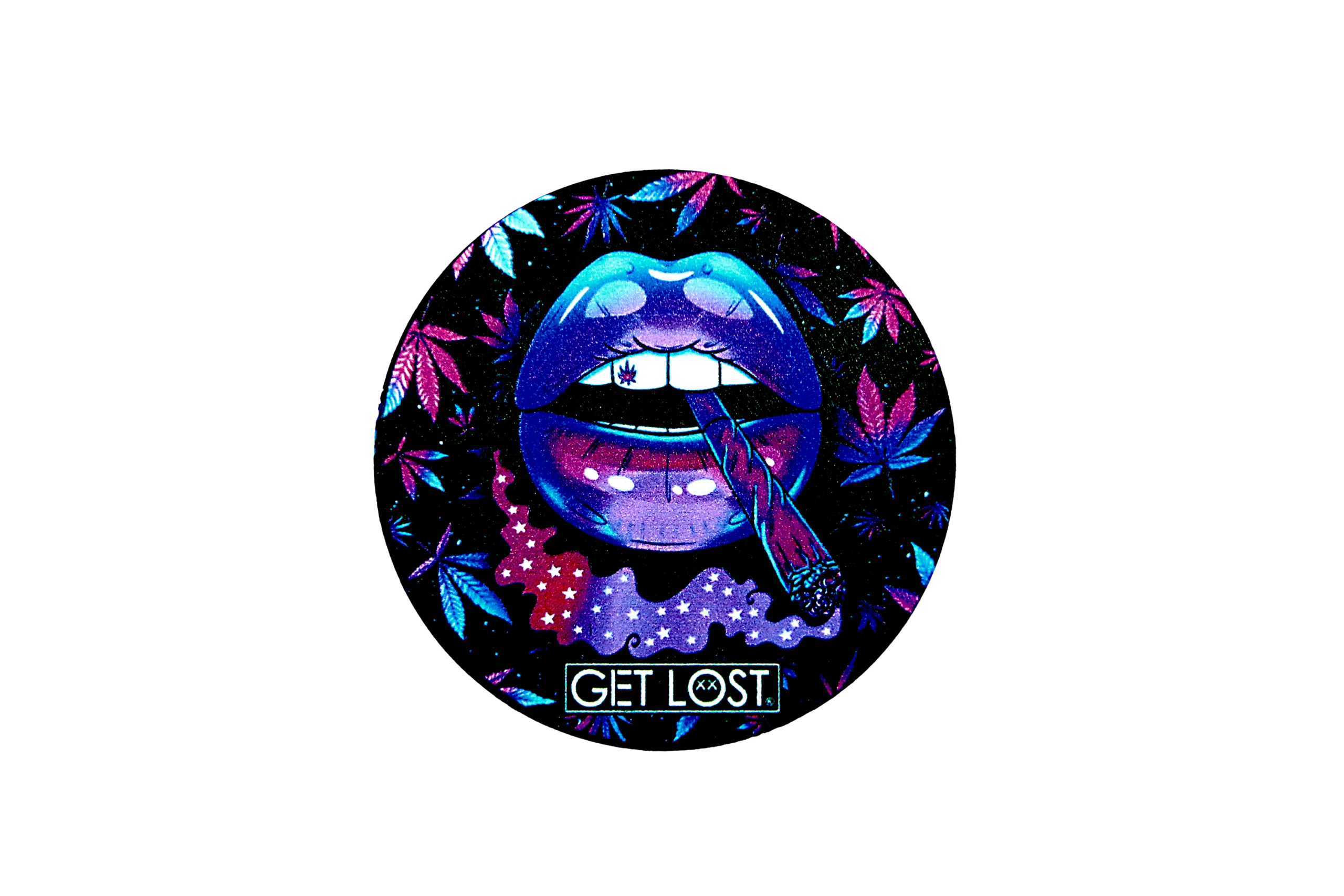 GG-63-006 - Get Lost Galaxy Grinders 4 Layers Full Print Herb Grinders – 63mm (6 Count) Set 06 - Image 13